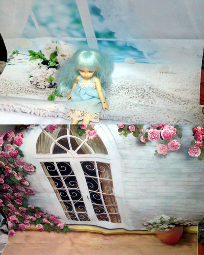 人形撮影用背景布 Suzuki Doll